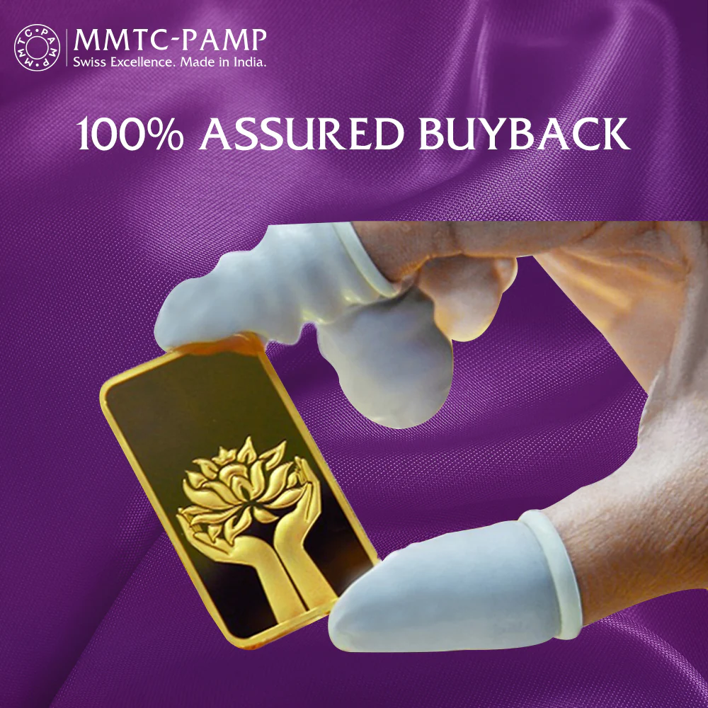 24K (999.9+) Purest 10 gm Lotus Gold Bar - Image 5