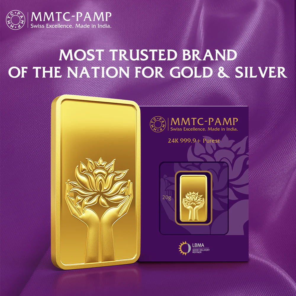 24K (999.9+) Purest 20 gm Lotus Gold Bar - Image 5